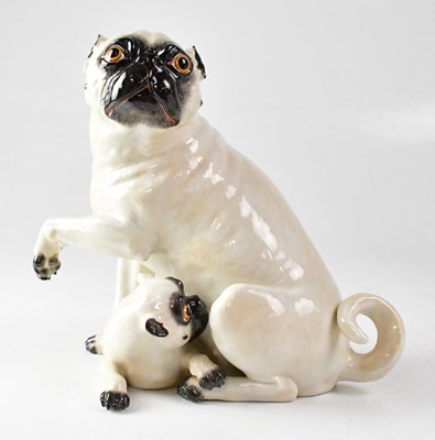 Lot 198 - MEISSEN; a 20th century porcelain model of a...