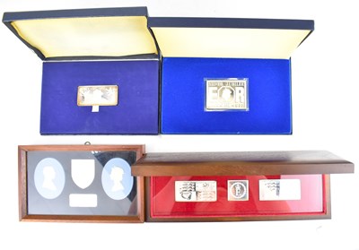 Lot 935 - Four Elizabeth II Silver Jubilee commemorative...
