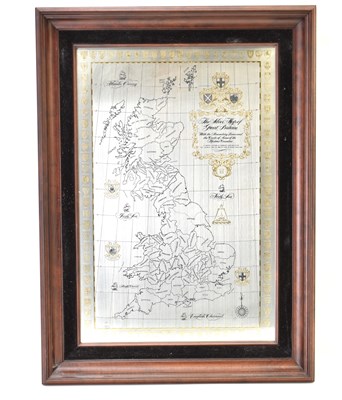 Lot 936 - A map titled 'The Silver Map of Great Britain...