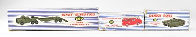 Lot 770 - DINKY; three Supertoys boxed vehicles...