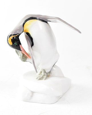 Lot 181 - MEISSEN; a 20th century porcelain model of a...