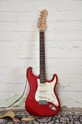 Lot 1602 - A Fender Stratocaster copy six string electric...