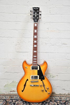 Lot 1548 - HARLEY BENTON; a HB-35 semi hollow six string...