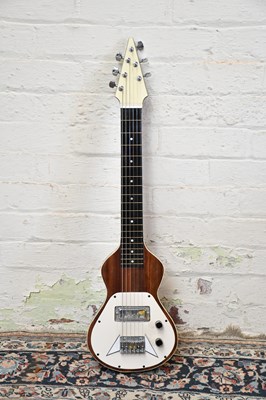 Lot 2899 - A six string lap steel guitar with later...