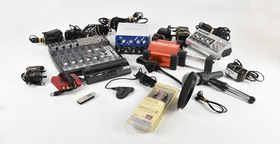 Lot 1606 - A collection of sound equipment comprising of...