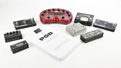 Lot 1554 - A collection of effects pedals, comprising a...