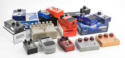 Lot 1556 - A collection of effects pedals comprising of...