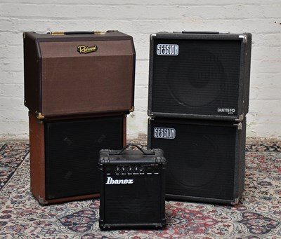 Lot 1581 - A collection of four guitar amplifiers...