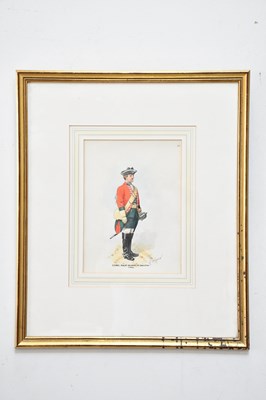 Lot 1691 - RICHARD SIMKIN (1850-1926), watercolour and...