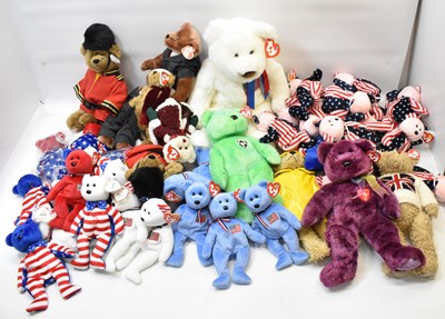 Lot 695 - TY INC; a large collection of mixed 'Beanie...