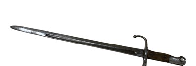 Lot 396 - An Islamic bayonet, lacking scabbard, length...