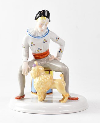 Lot 238 - VOLKSTEDT; a 20th century porcelain figure of...