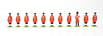 Lot 902 - LITTLE WARS; a set of ten painted lead...