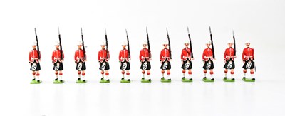 Lot 905 - LITTLE WARS; a set of eleven painted lead...