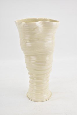 Lot 276 - TAKESHI YASUDA (born 1943); a large creamware...