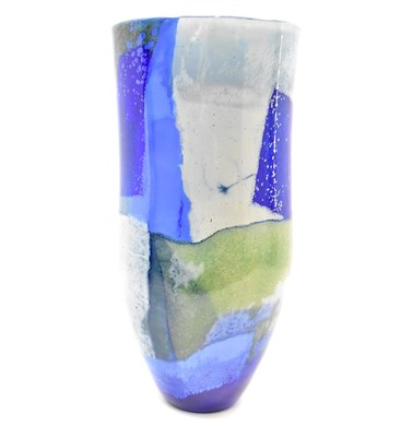 Lot 456 - MARIANNE BUUS; a large studio glass vase of...