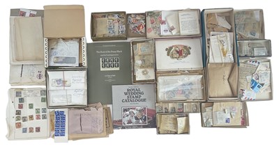 Lot 478 - A collection of GB and world stamps in many...