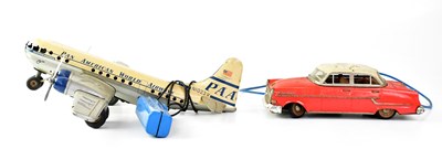 Lot 767 - PAN AM; a battery-operated tinplate model of a...