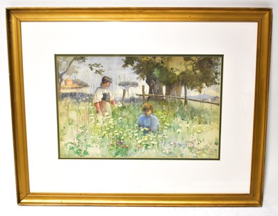 Lot 547 - ALICE WELD; watercolour, 'Borghese Gardens,...