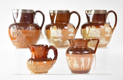 Lot 298 - ROYAL DOULTON AND DOULTON LAMBETH; three...