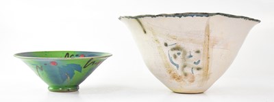 Lot 330 - Four assorted studio pottery bowls, including...
