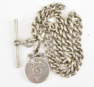 Lot 499 - SERGEANT G. R. SNOWDEN; a silver prize fob...