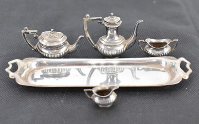Lot 950 - JOHN ROSE; a George V hallmarked silver...