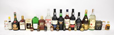 Lot 151 - A quantity of various spirits and liqueurs to...