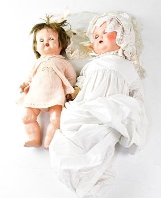 Lot 719 - A German doll with composite head, body and...