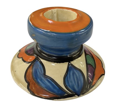 Lot 597 - CLARICE CLIFF; a Bizarre hand painted 'Whisper'...