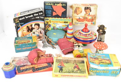 Lot 665 - Various 1970s toys and games comprising Chad...