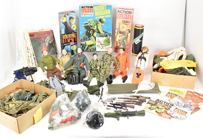 Lot 740 - ACTION MAN; various figures comprising Palitoy...