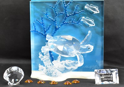 Lot 552 - SWAROVSKI; a crystal ornament, 'Eternity',...