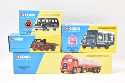 Lot 828 - CORGI; four boxed diecast vehicles from the...