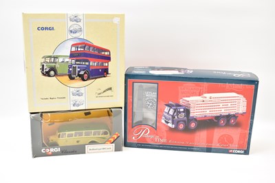Lot 822 - CORGI; three boxed diecast vehicles to include...