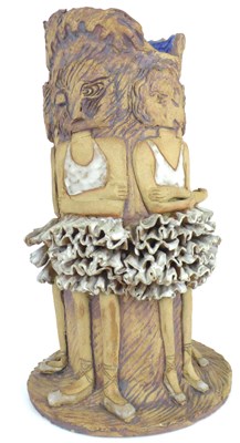 Lot 252 - A contemporary studio pottery vase