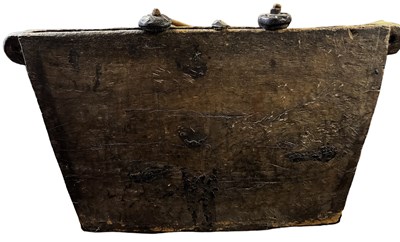 Lot 1051 - A large African hardwood hanging drum of...