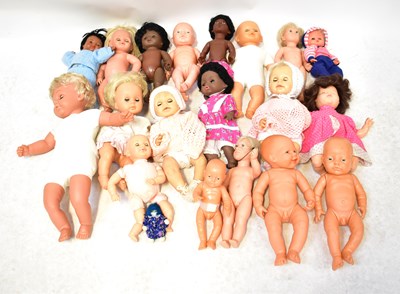 Lot 705 - A group of c.1980s-90s mainly baby dolls, to...