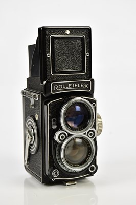 Lot 387 - ROLLEIFLEX; a Rolleiflex 2.8 C TLR camera,...