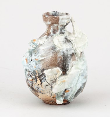 Lot 12 - AKIKO HIRAI (born 1970); a stoneware sake...
