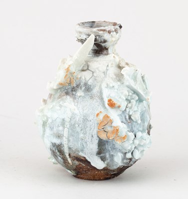 Lot 12 - AKIKO HIRAI (born 1970); a stoneware sake...