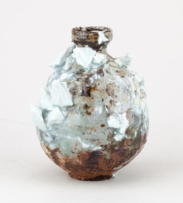 Lot 11 - AKIKO HIRAI (born 1970); a stoneware sake...