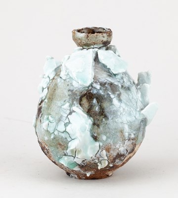 Lot 11 - AKIKO HIRAI (born 1970); a stoneware sake...