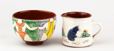 Lot 13 - ALAN BROUGH (1924-2012); a small red...