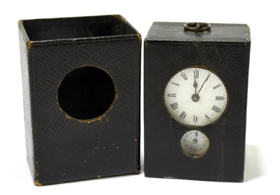 Lot 1390 - A 19th century leather cased travelling...