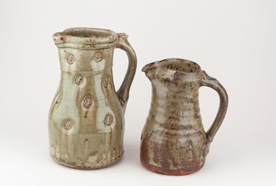 Lot 628 - TAKESHI YASUDA (born 1943); a stoneware jug...