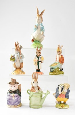Lot 278 - BEATRIX POTTER; five various figures,...