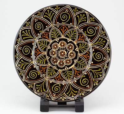 Lot 206 - HANNAH McANDREW (born 1977); a large slipware...