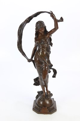 Lot 1697 - AUGUSTE MOREAU (1834-1917); an Art Nouveau...