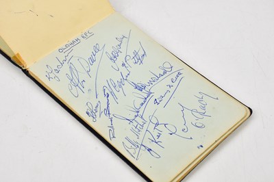 Lot 1827 - An autograph album containing signatures from...